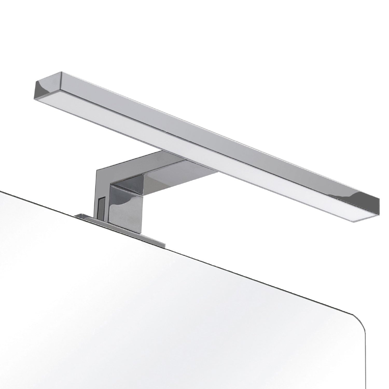 Gedy LED lámpara de Espejo de baño 4,92W 30cm Cromo Madeira 4943-30
