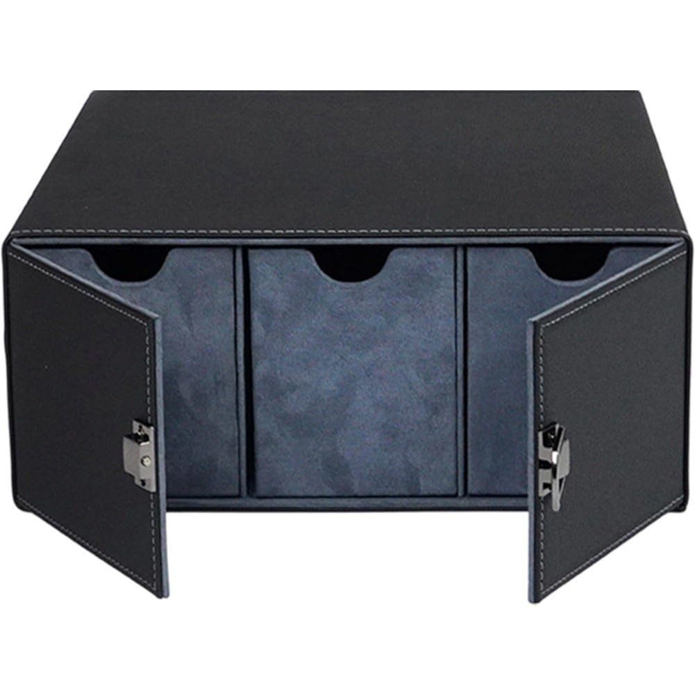 Boîte De Rangement Grande Capacité Pour Plus De 1000 Cartes À Collectionner (type Commander) - Étui En Cuir Pu - Boîte De Rangement Portable Pour Cartes À Collectionner (type Tcg) - Cartes De Baseball