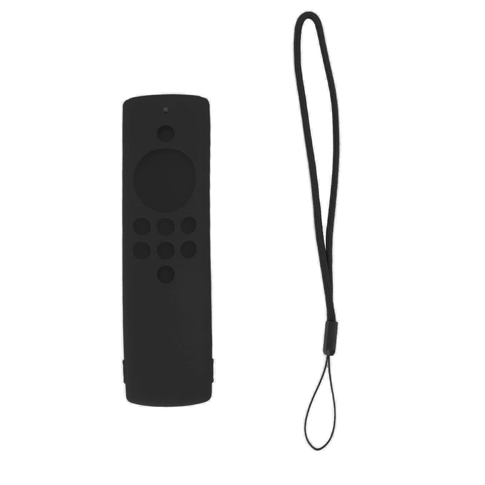 Funda protectora para Stick con control remoto, funda protectora de silicona lavable a distancia, a prueba de golpes, protección de control remoto para Stick Lite negro (vestido de