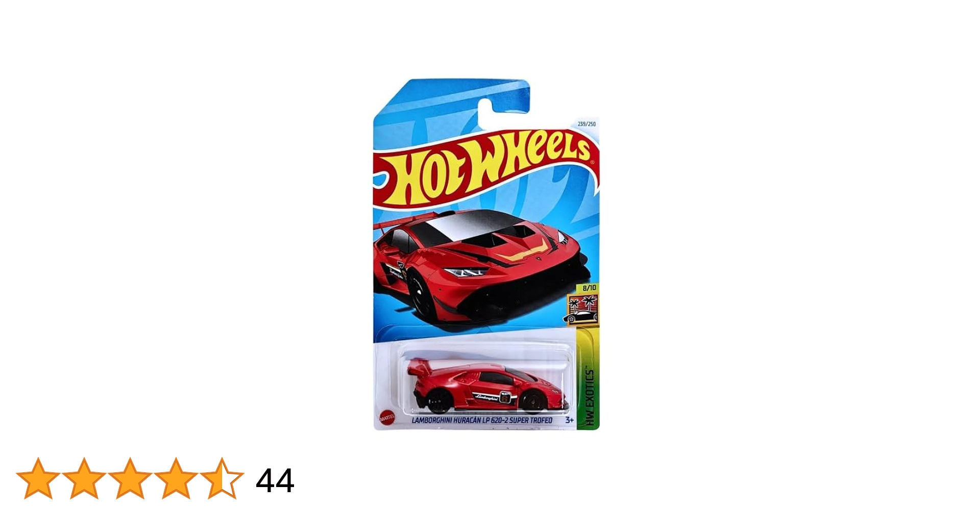 Hot Wheels Lamborghini Huracan LP 620-2 Super Trofeo, 1:64