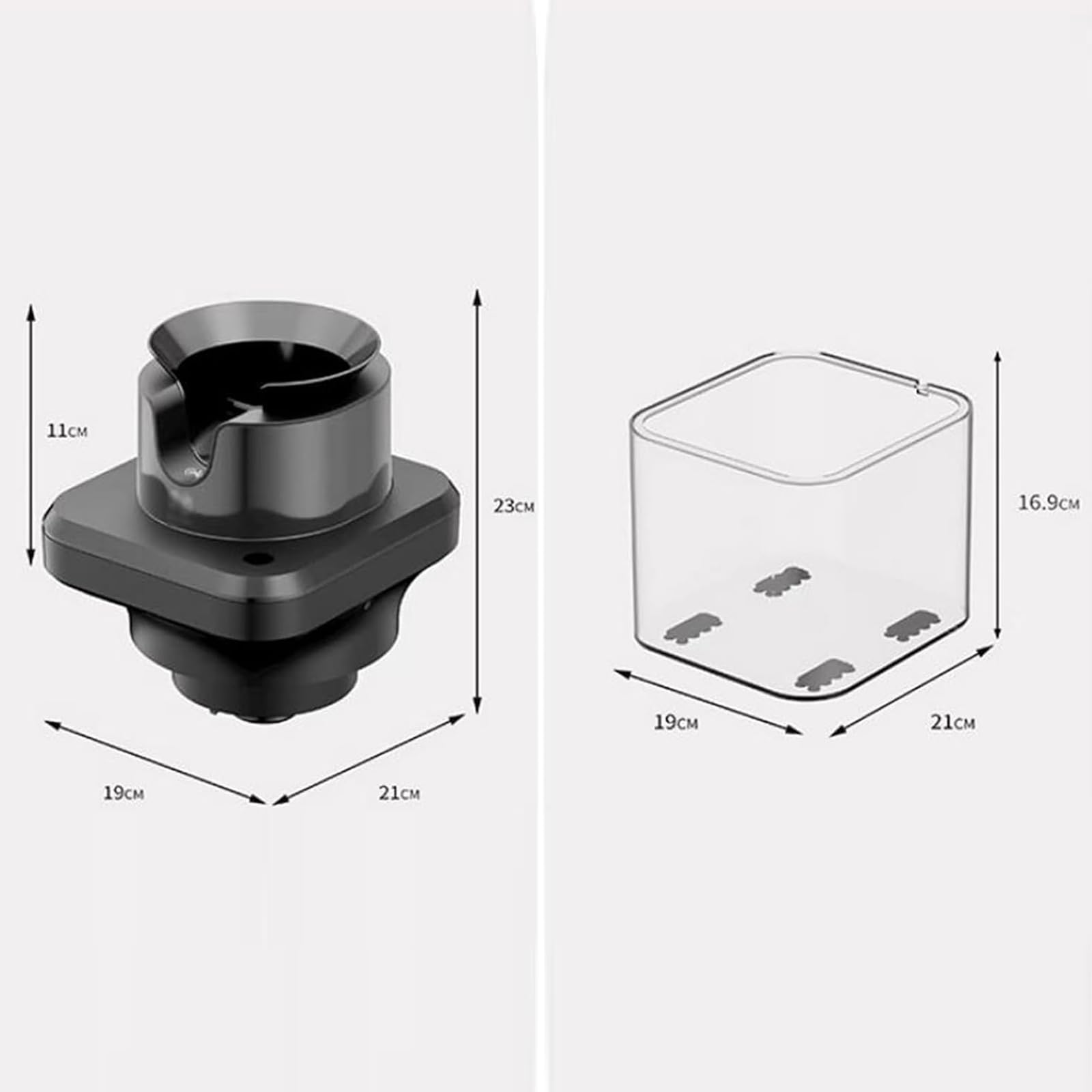Limpiador eléctrico de portafiltro de café, sensor de seguridad antimal funcionamiento, limpieza rápida de 3 segundos, 3 cabezales de cepillo incluidos, para uso doméstico y cafetería