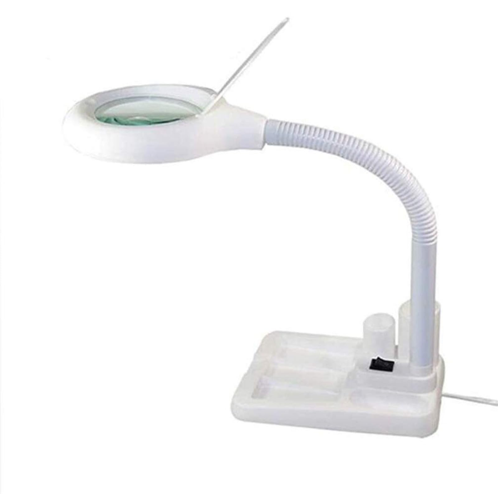 SaryEdge Magnifying Glass,Led Magnifying Lamp, 10x Daylight Hands Free And Table & Desk Lamp Light Adjustable Illuminated For Reading, Repair,