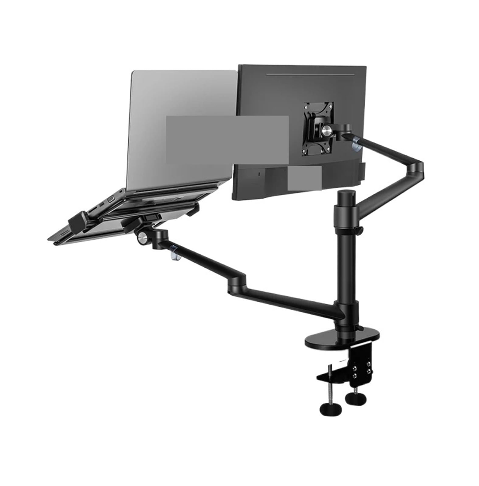 braccio per monitor, Supporto for doppio monitor e laptop(Red)