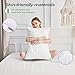 Dreaming Wapiti Pillows for Sleeping, Shredded Memory Foam Machine Washable Bamboo Cover, Adjustable Loft - Stomach Side Back Sleeper (Queen), White