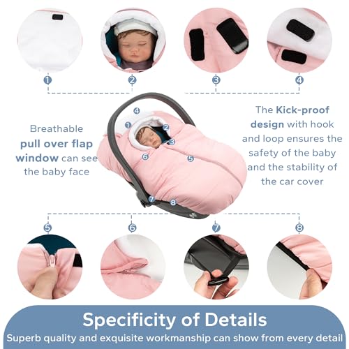 Seraphy BCZ005-PK3 Car Seat Covers For Babies thumb #3