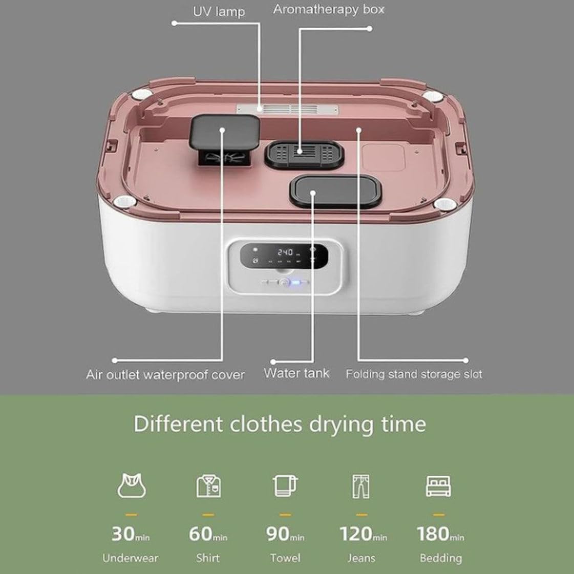 Machine À Repasser Automatique, Sèche-Linge, Machine À Sécher À La Vapeur, Portable, Ménage, Repassage des Vêtements, Machine Anti-Plis