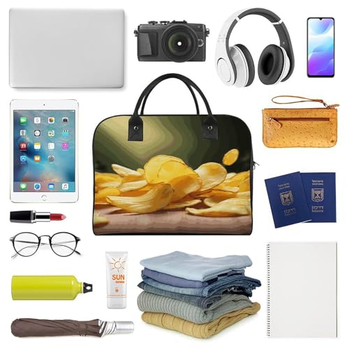 Bolso tote de nylon con cremallera y correa ajustable miniatura 5