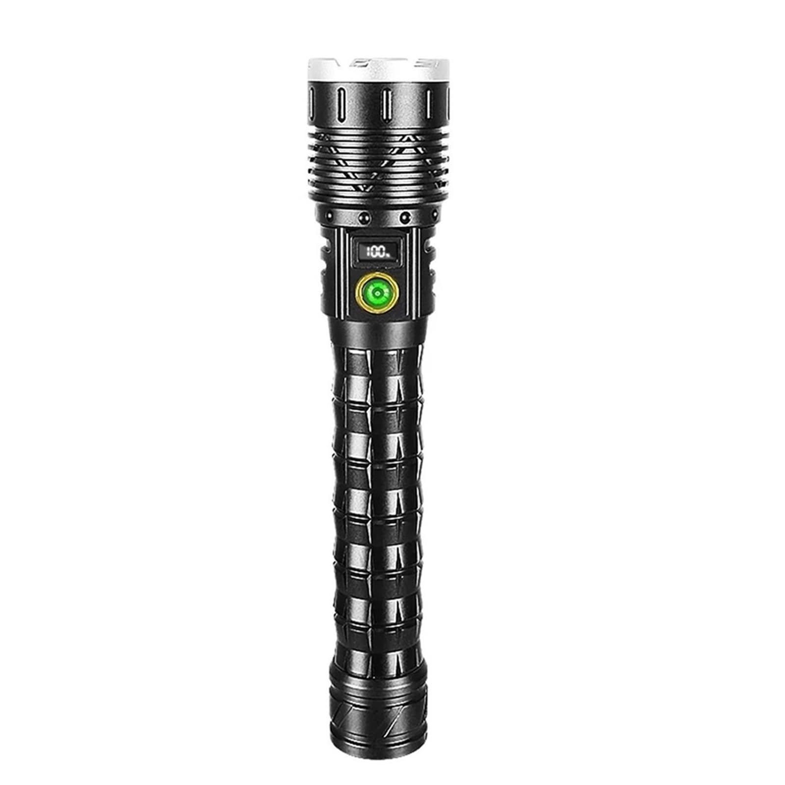 Rechargeable Torch, Most Powerful LED Flashlight 10000mah High Power Torch Rechargeable 800W Spotlights Tactical Flashlights Lighting for Camping,Hiking