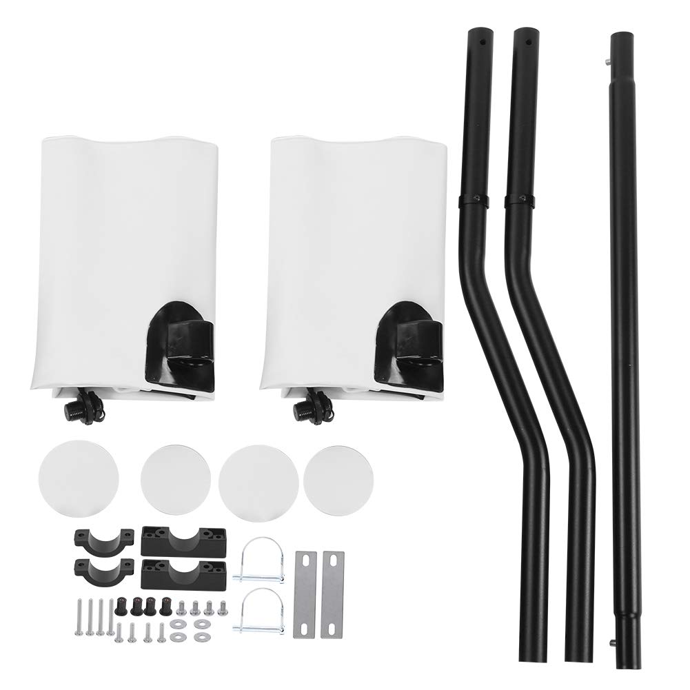 Inflatable Kayak Stabilizer PVC Canoe Outrigger Kit Floating Balancing Boat Accessory (White)