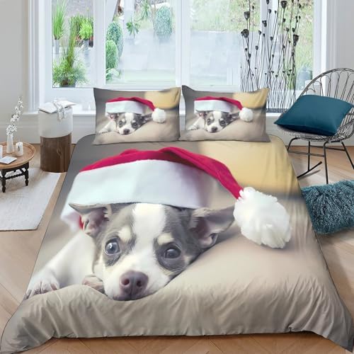 Housse de couette microfibre résistante effet super doux lit single 135x200 - 4