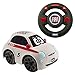 Chicco Fiat 500 Sport Macchina Telecomandata per Bambini, con Volante Radiocomando Intuitivo, Macchina Radiocomandata con Suono del Clacson, Bianca - Giochi per Bambini 2-6 Anni