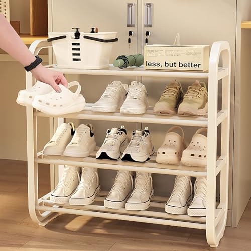 Meuble chaussures entrée et couloir en acier robuste au design épuré pour ranger vos talons et bottes - 4