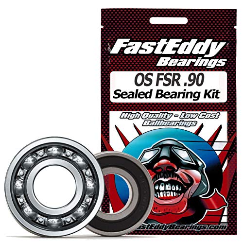 FastEddy Bearings Compatible with OS FSR .90 Sealed Bearing Kit