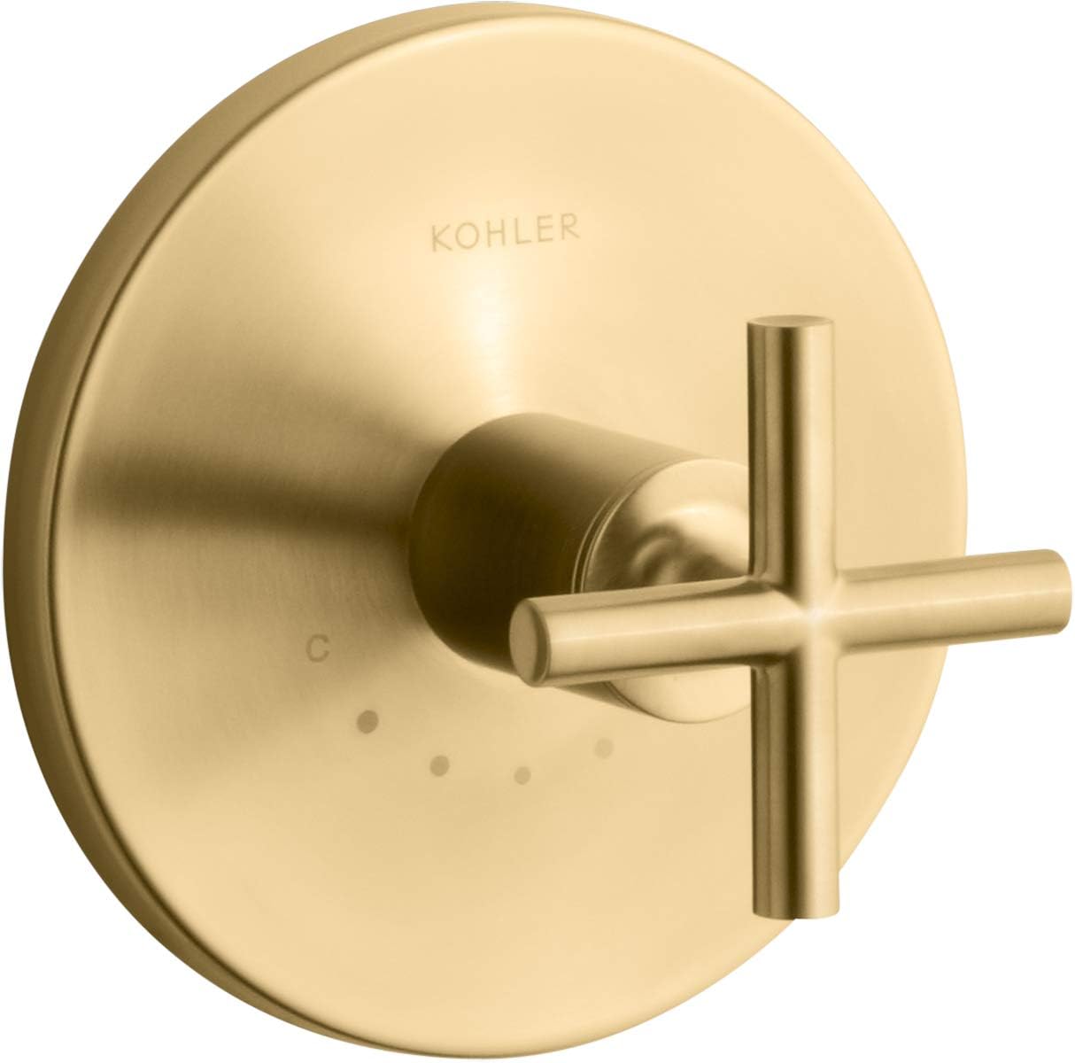 KOHLER Purist Valve Trim With Cross Handle For Thermostatic Valve, Requires Valve
