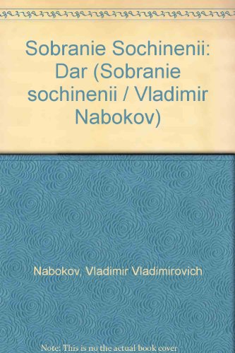 Sobranie Sochinenii: Dar 0882335340 Book Cover