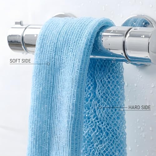 DOCKOMO African Net Sponge - 40-Inch Long Exfoliating Body Scrubber for Shower - Fast-Dryi - image 7