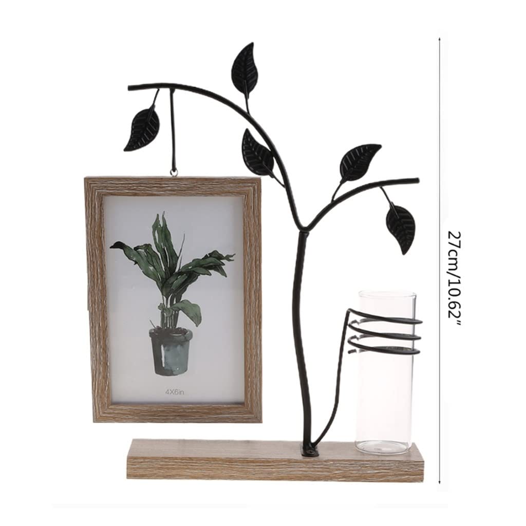 Cornici, Cornici for Foto Verticali Da Scrivania for Albero In Metallo 4x6 for Famiglie Con Vetro(Argento)