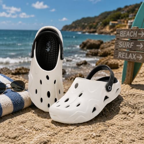 Image of Woodland Men's Black /Lgrey Eva Slides-UK-5 (EURO 39)