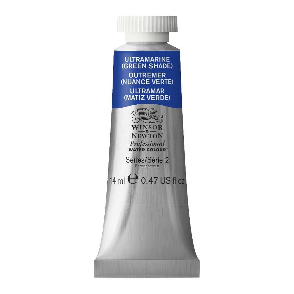 Winsor & Newton 14 ml Tube Professional Water Colour Paint, Ultramarine Green Shade