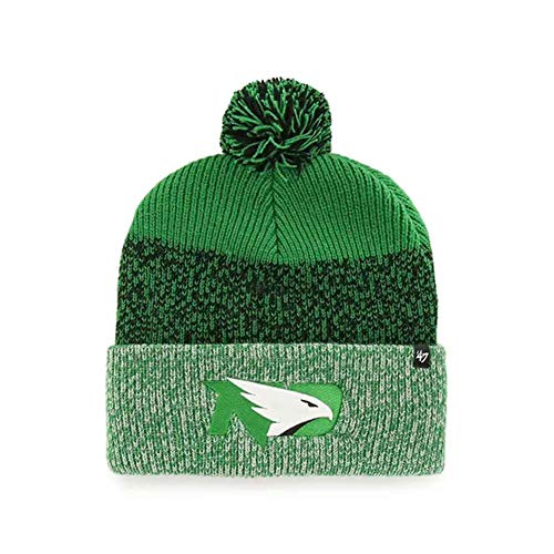 47 North Dakota Fighting Hawks Brand Static Cuff Knit Beanie Green