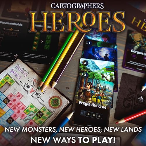 Cartographers Heroes Collector's Edition juego de mesa miniatura 3
