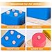 MoTrent Wooden Educational Preschool Shape Color Recognition Geometric Sorting Board Blocks Stack and Sort Chunky Puzzle Toys for Kids Children Toddler Boy Girl