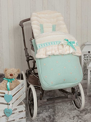 Babyline 2000540 - Saco de silla de paseo, color aguamarina