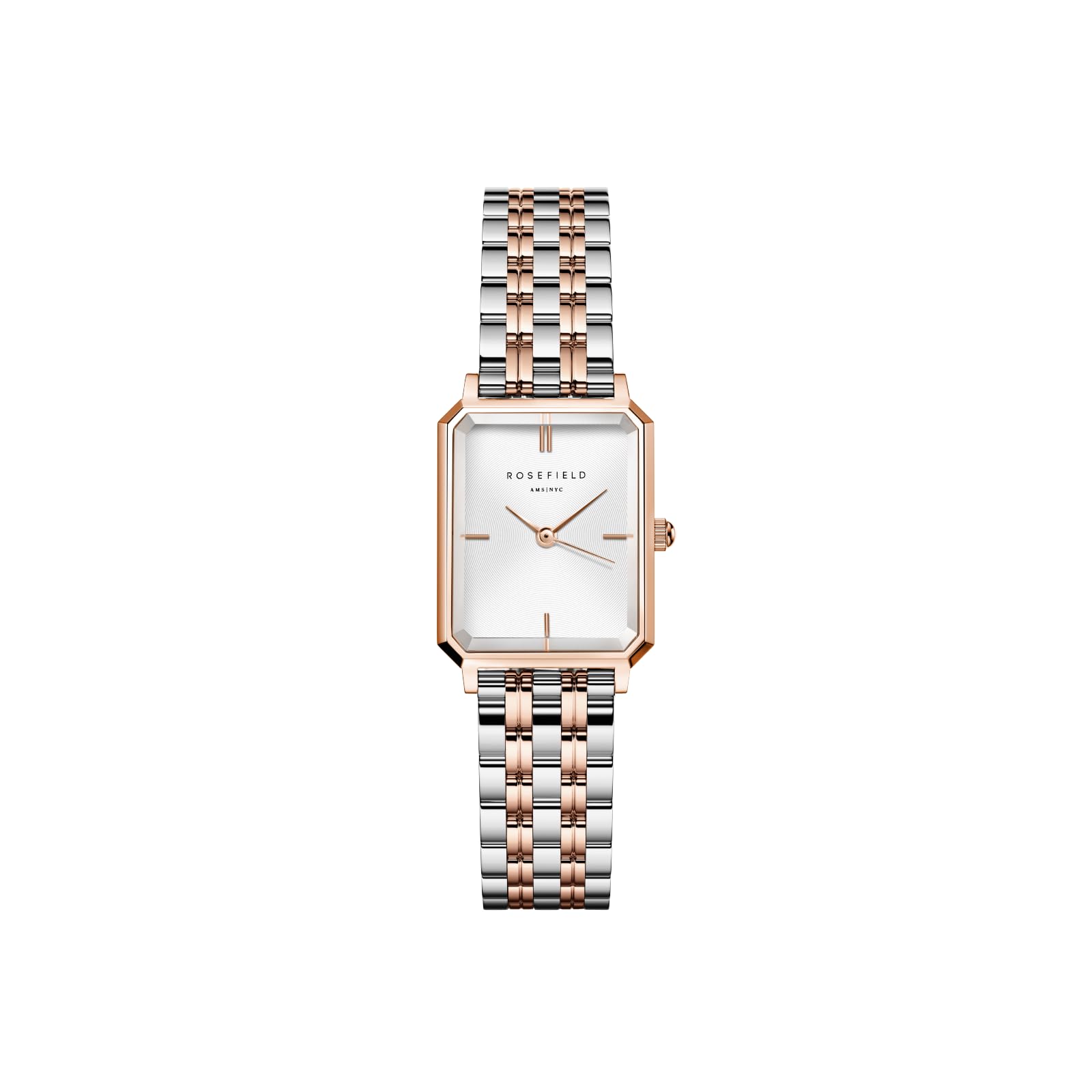 Rosefield Octagon XS Orologio da Donna Cinturino in Acciaio Inossidabile 19.5x24mm