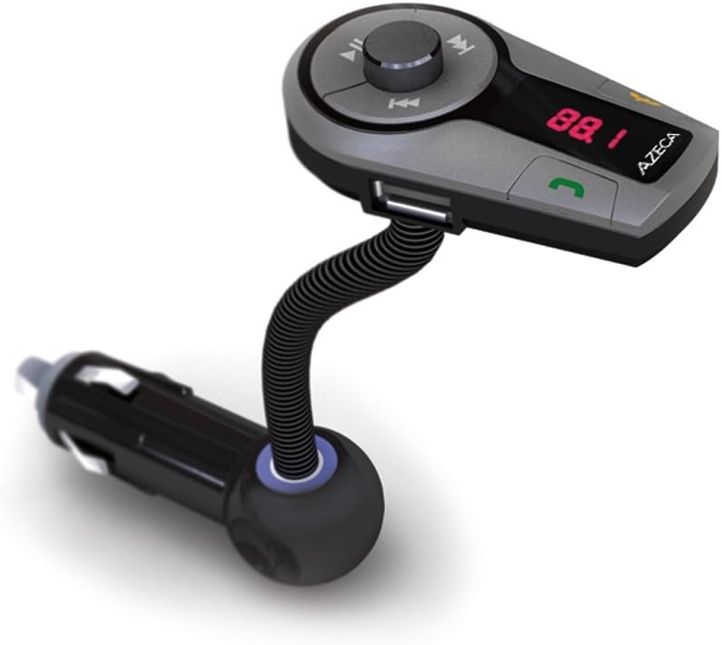 Azeca BTC008 Stereo Bluetooth In-Car FM Transmitter