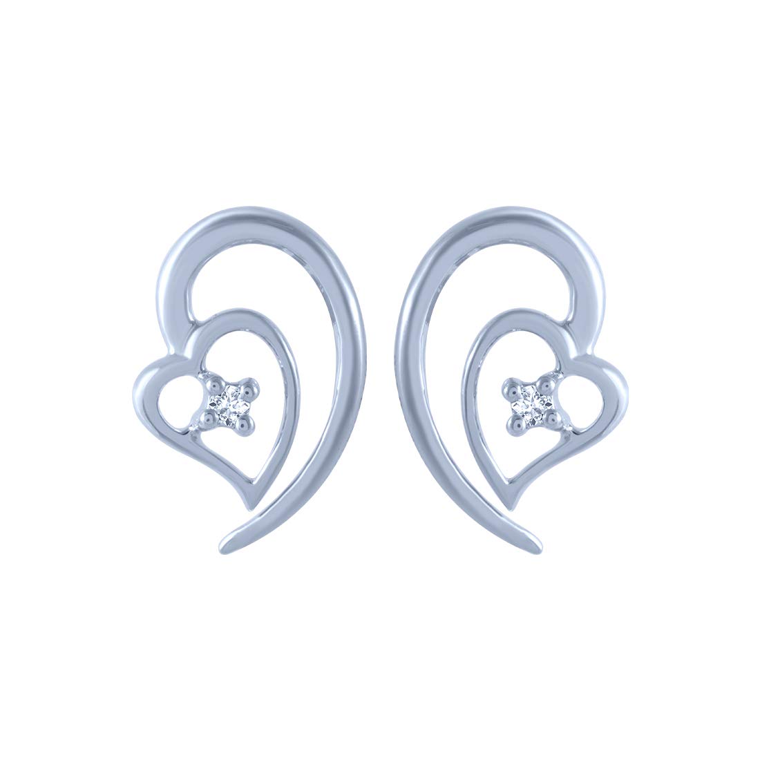 Gold and Diamond Stud Earrings for Women-image-35