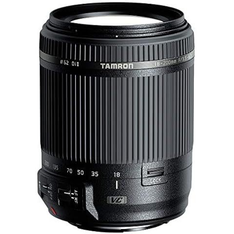 Tamron B018E 18-200 mm DiII VC Zoom Lens for Canon, black Cover
