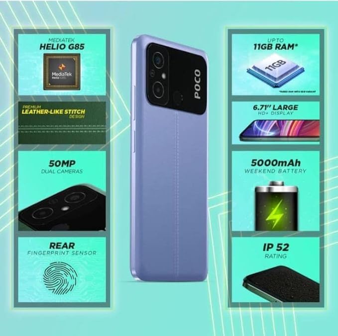 Image of Poco C55 4G (Cool Blue) 6 /128GB