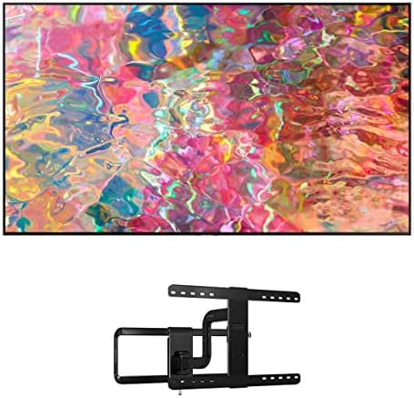 Samsung QN75Q80BAFXZA 75″ 4K Ultra HD Smart TV with a Sanus VLF525-B1 Full-Motion Premium Series Mount for 50″-82″ Flat Screen TV’s (2022)