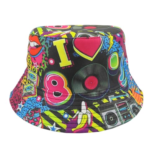 OUDQFCJ Bob Retro Années 80 et 90 pour Hommes et Femmes, Accessoire Vintage Mode, Bob Homme Années 80