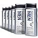 Produktbild Amazon-Marke: Solimo Duschgel für Männer mit Silberionen & Mandelöl- 6er-Pack (6 Flaschen x 400 ml)