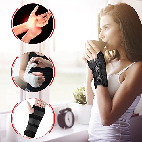 Pulseira,KKcare Suporte de pulso Braçadeira estabilizador de pulso com tala removível Protetor de pu