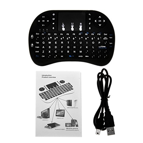 Mwk08 Mini Wireless Keyboard. 2.4Ghz Rechargable Multimedia Keyboard/Remote With Touchpad For Pc, Pad, Android Tv Box, Google Tv Box, Kodi/Xbmc, Xbox360, Ps3 & Htpc Iptv #TOP5