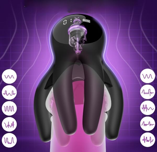 Male Vibrator Masturbator with APP Control - 10 Vibration Male Stroker DT32000