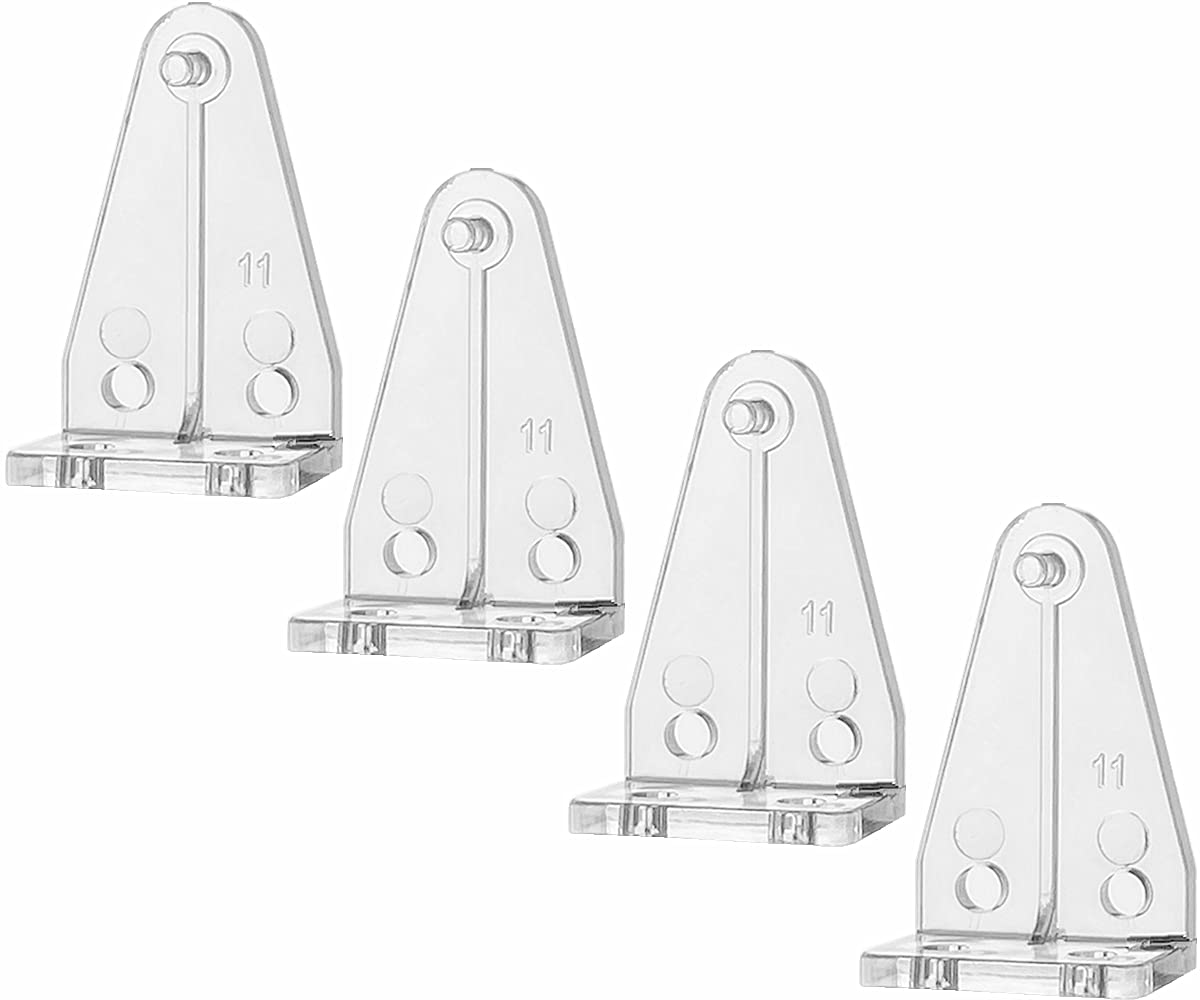 Cutelec Hold Down Brackets Clear Color Bottom Rail Hold Clips for 1.5inch High Profile Blinds…