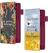 AATACAS 2 Pcs Checkbook Covers - Quality Printed Leather Personal RFID Blocking Check Book Credit...