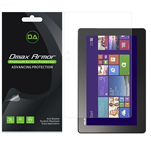 Dmax Armor [3-Pack] for Asus Transformer Book T100 / T100TA Screen Protector High Definition Clear Shield