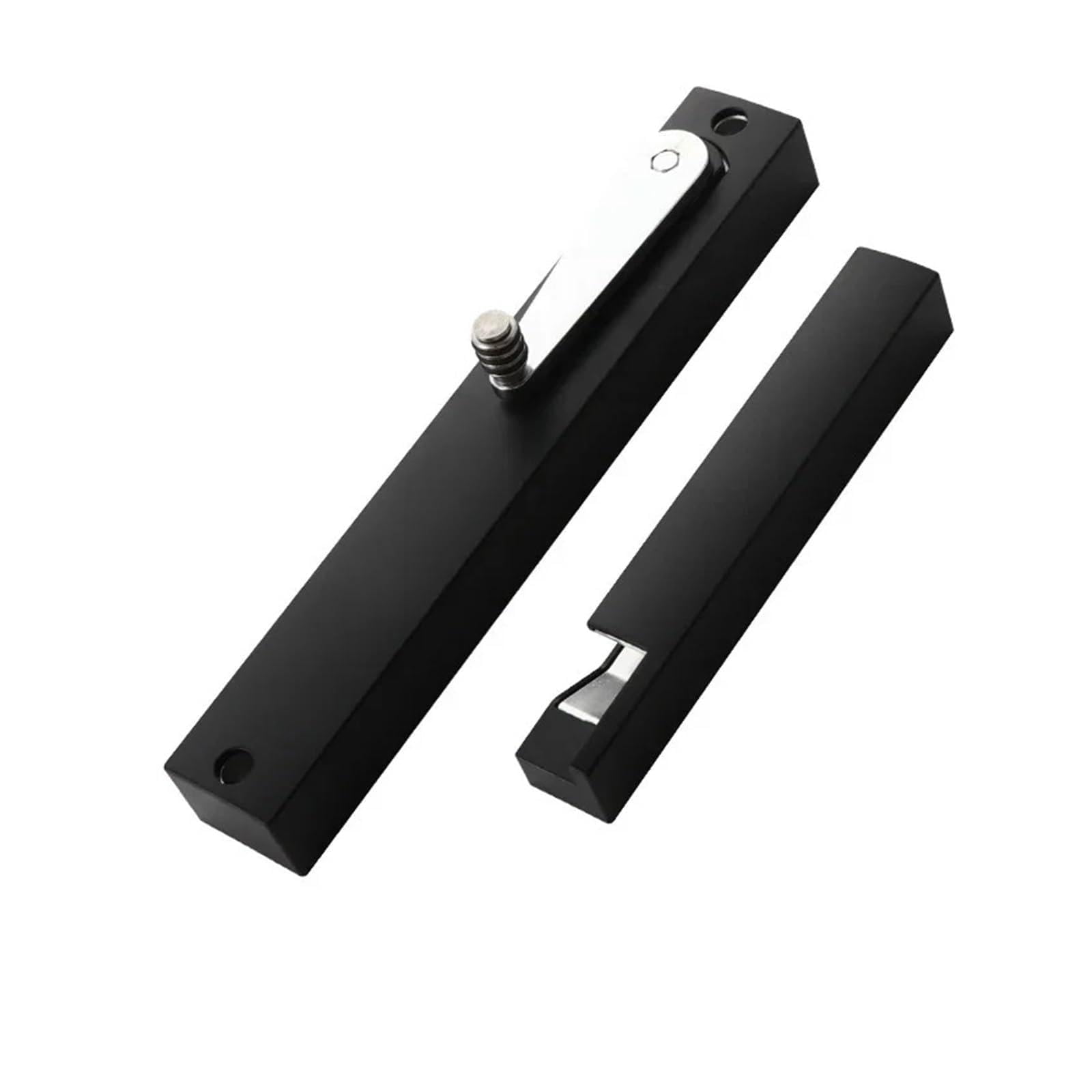 Rugaikerba Black Left Opening Hydraulic Invisible Door Closer, Compatible With Household