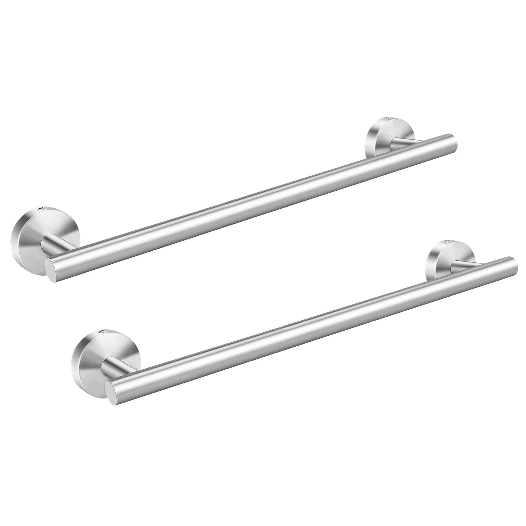 GlazieVault Towel Rail Wall Mounted 40CM – SS304 Stainless Steel Bathroom Towel Holder & Hand Towel Holder for Bathrooms & Kitchens