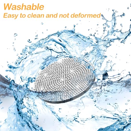 Image of Osilly Bling Car Cup Holder Coaster, Crystal Rhinestone Anti-Slip Insert Coasters, Universal 2.75 Inch Fashion Automotive Cup Mat, Car Interior Accessories Decor Gifts for Women (White, 4PCS)