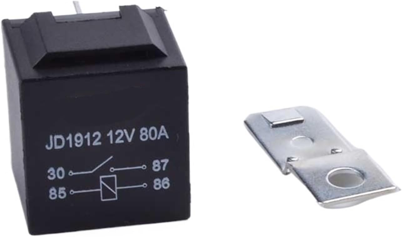 1PCS JD1912 Car Relay 12V 24V 80A 4Pin AMP SPDT Relay Car Starter Auto Relay Universal for Starter Motor Automotive Relay(24V 80A)