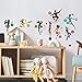 RoomMates Characters RMK5331SCS: Miraculous: Tales of Ladybug and Cat Noir Peel & Stick Wall Decals, Multi