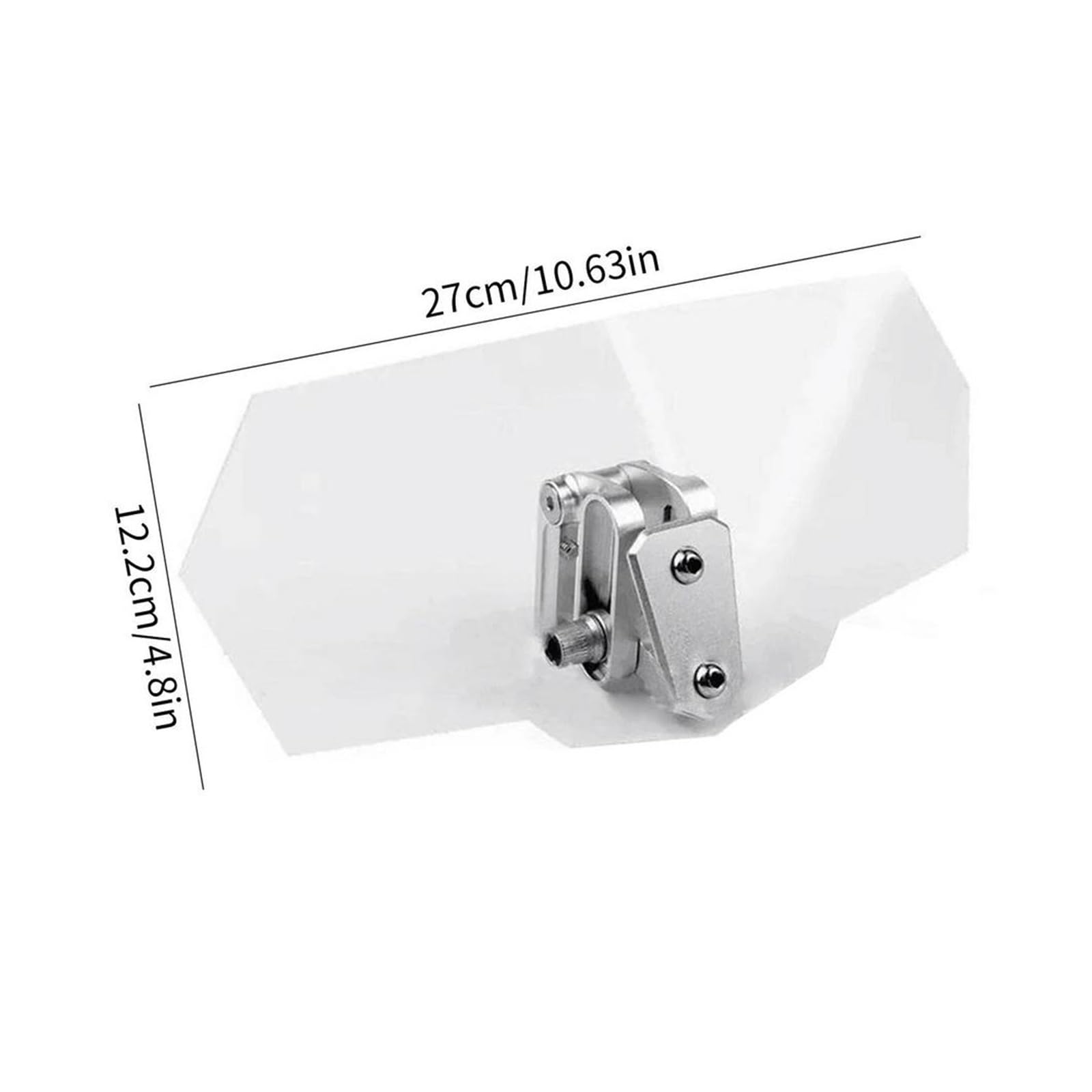 Universale Estensione Parabrezza Moto Scudo Deflettore Regolabile Scooter Parabrezza Moto