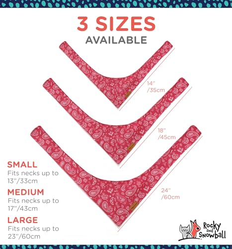 Rocky And Snowball Dog Bandanas, Pet Bandanas For Dogs thumb #3
