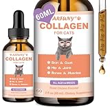 SANTKOL Kollagen für Katzen - Grasgefütterte Katzen Kollagen Tropfen - Gelenk-Supplement für Katzen - Unterstützung von Haut, Fell, Verdauung, Immunsystem - mit MSM, Hyaluronic Acid, Taurine