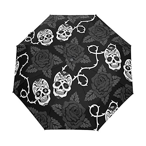 Parapluie pliable automatique fleuri pour sublimer vos sorties citadines